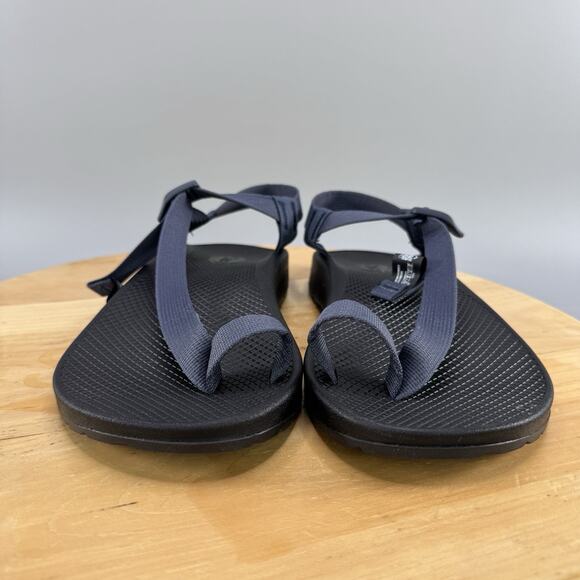 Chaco Bodhi Men's Size 9 Sandals Blue Toe Loop Strappy Buckle Adjustable Beach - Picture 2 of 8